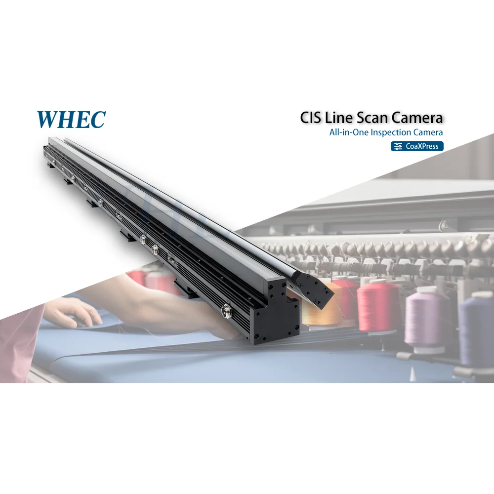 WHEC CIS Industrial Camera High Resolution Short Lead Time Space Saving Surface Defect Inspection All-in-one Solution CE