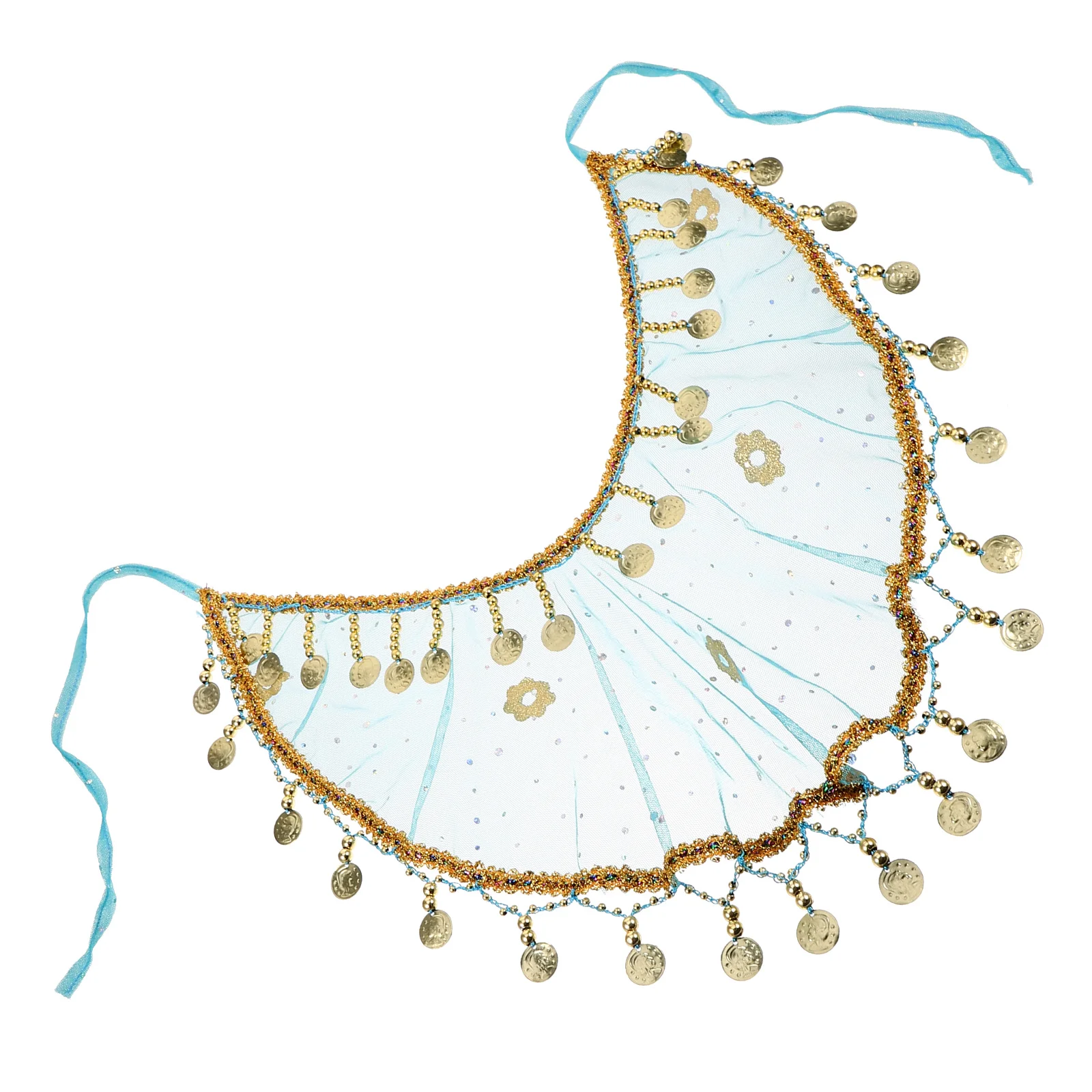 

Tribal Dance Veil Exotic Face Accessory Breathable Indian Costume Party Supplies Masquerade Ball Mask Tribal Veil