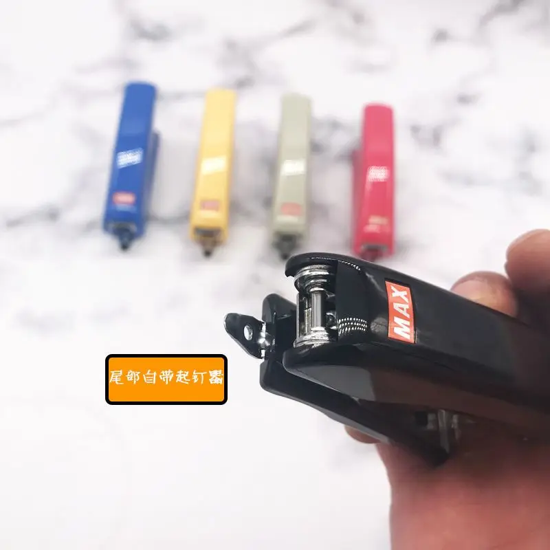 اليابانية HD-10D ميني رقم. 10 دباسة، يمكن أن تحمل صفين من الأظافر مع منتقي أظافر #3