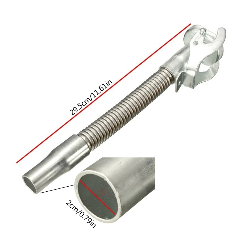 Spout Replacement, Nozzle, Flexible Pour Nozzle Suitable for Most 5Gallon Oil Cans Fuels Can Spout