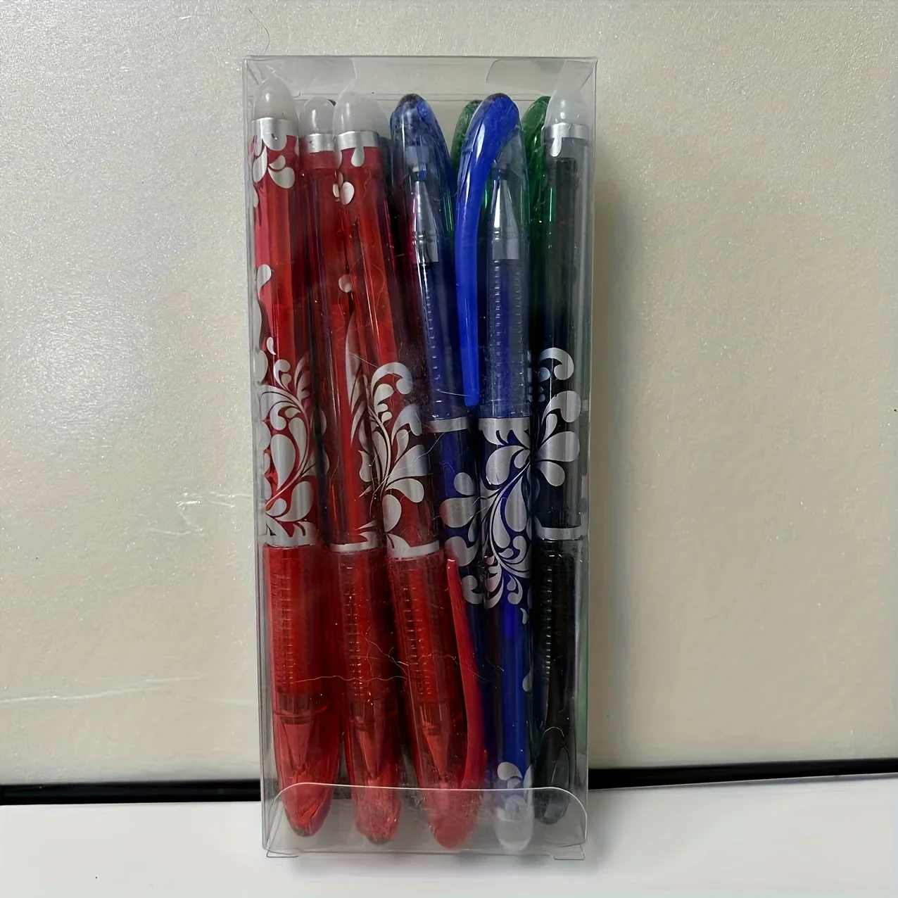 Mehrfarbige löschbare Gelstifte in Box, mittlere Spitze 0,5 mm, glattes Schreiben, geeignet für Büro und den täglichen Gebrauch, Weihnachtsgeschenk – Detail 6