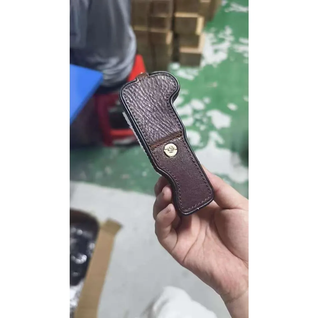 Capa de couro genuíno para câmera canon m6 m62 mark ii, alça para body, meia bolsa para câmera dslr