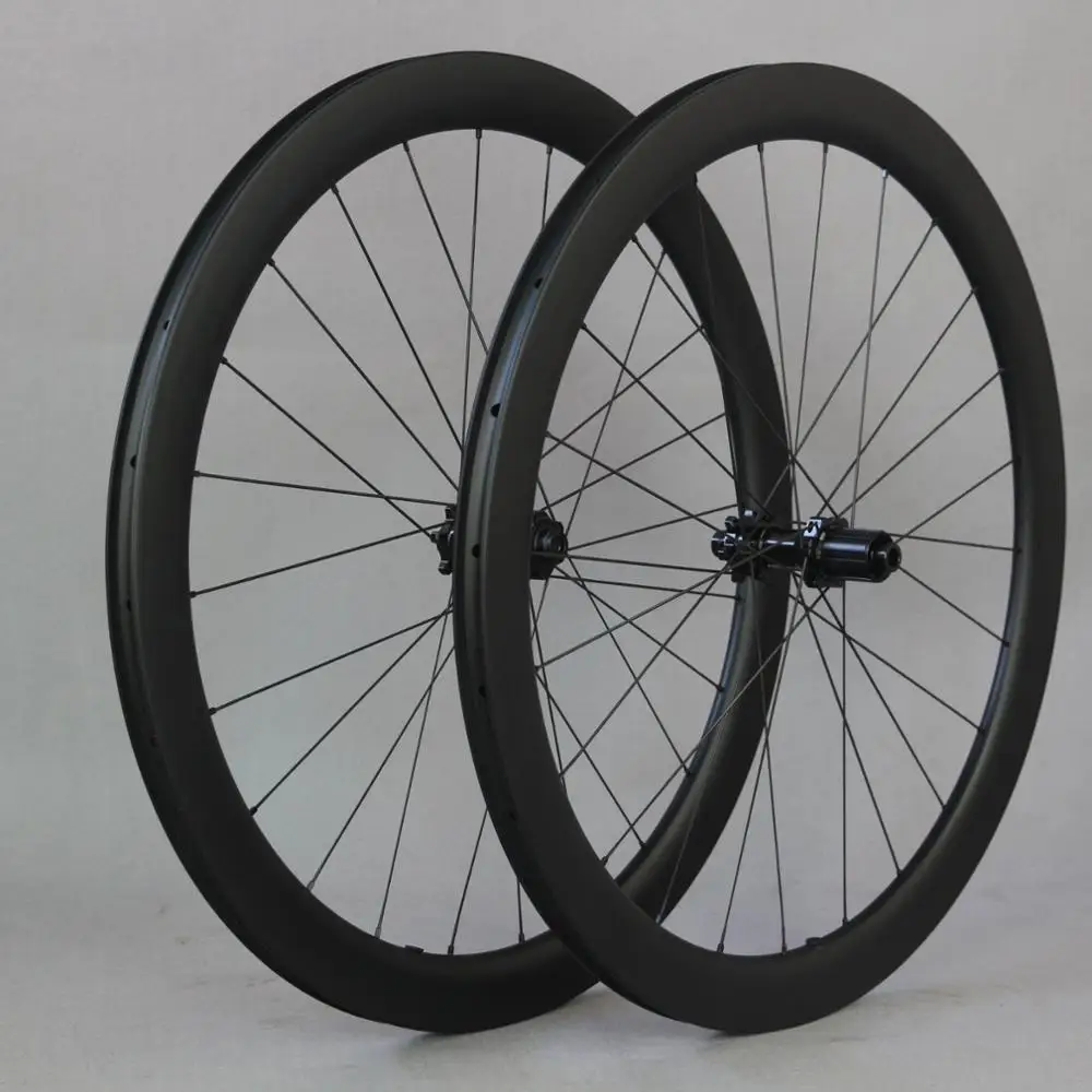 

CX Offset Disc Brake Cycling Fiber Clincher 700C Chinese Road Carbon Wheelset Bike Bicycle Wheel Set