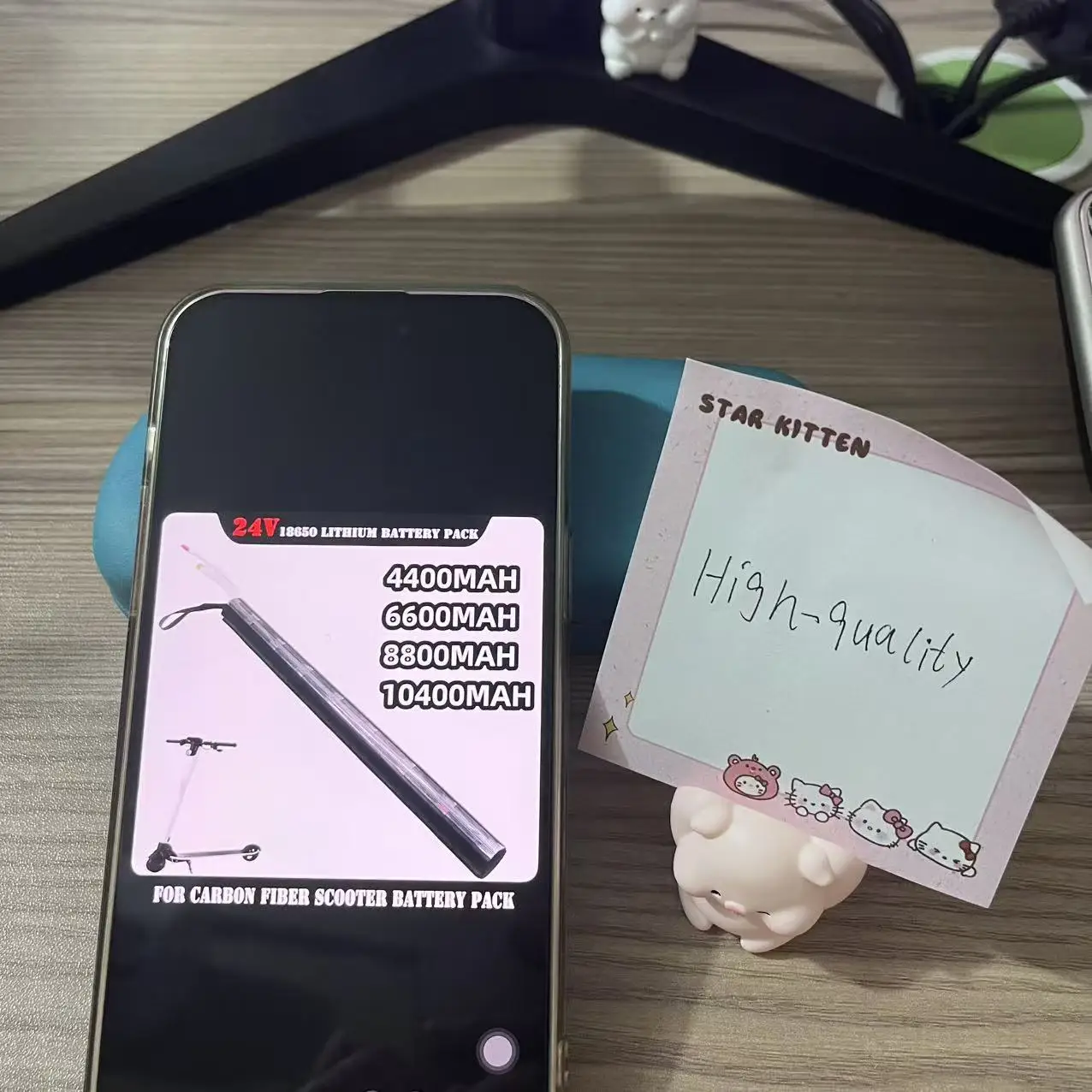 

18650 Lithium Battery Pack 24V 4.4/6.6/8.8/10.4AH Carbon Fiber Scooter Electric Scooter Battery Pack