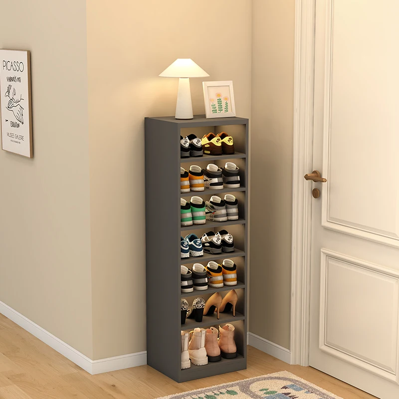 Shoe rack simple household door porch multi-layer storage artifact space saving small narrow height mini seam economic shoe