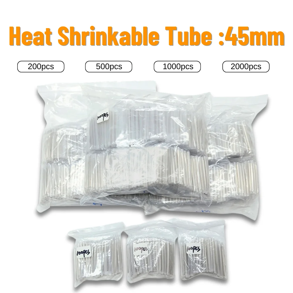 45mm Smoove Fiber Optic Splice Tubo Cable Heat Shrink Sleeves Tube Protector FTTH Fiber Cable Optical Fiber Heat Shrink Tube