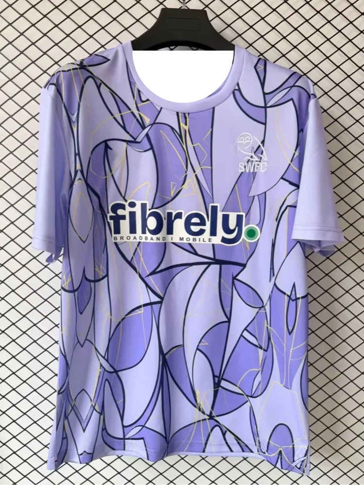 26-27 Sheffield Wednesday Fan Custom 3D Printed Parent Child Football Summer and Autumn Casual Quick Drying Football T-shirt