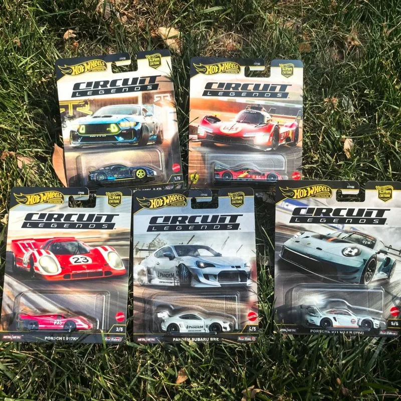 新しいホットウィールプレミアムカーカルチャーサーキットレジェンドおもちゃ男の子1/64ダイキャストフェラーリフォードマスタングポルシェパンデムスバルギフトFPY86