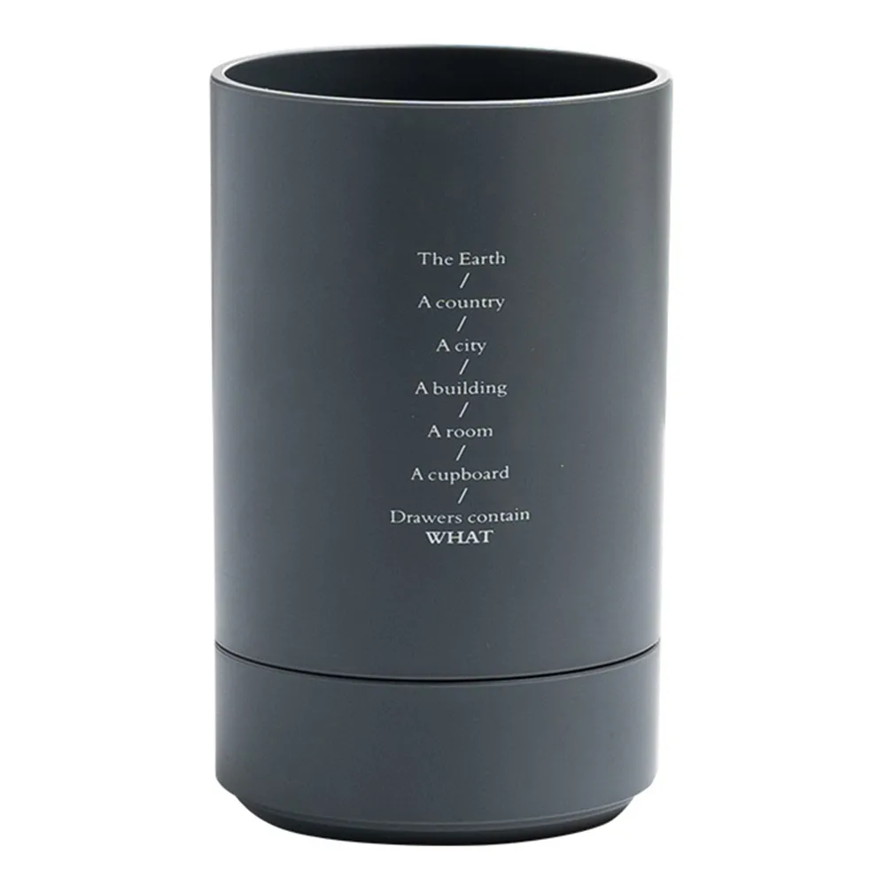 

Creative Pen Holder Detachable Durable Desktop Storage Box Space-Saving Waterproof Makeup Brush Storage Bucket