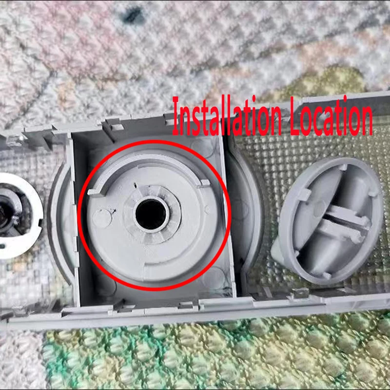 Interruptor de perilla de luz de lectura de techo gris para Vw Touran Amarok Golf Polo Transporter Skoda Fast Seat Alhambra Altea Leon Toledo