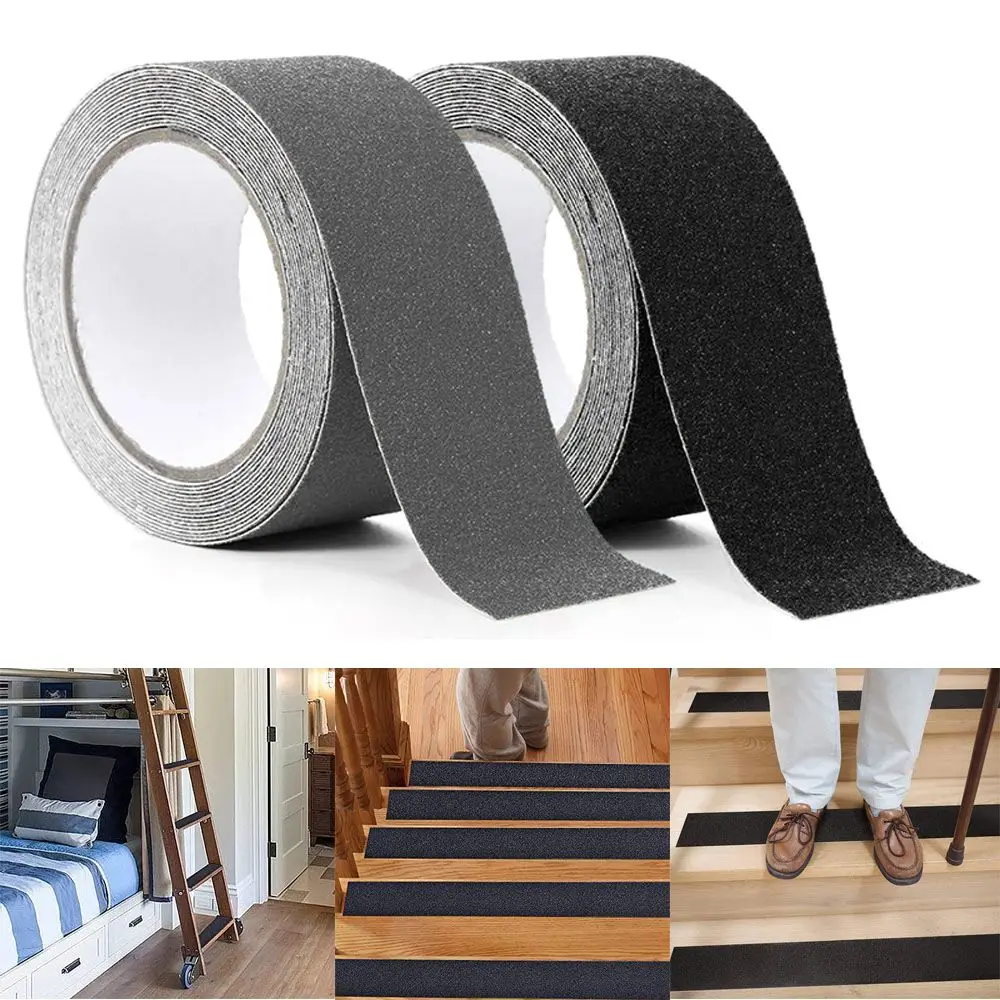 1Roll 5M Non Slip Safety Grip Tape Anti-Slip Indoor Outdoor Stickers Strong Adhesive Safety Traction Tape Stairs Floor