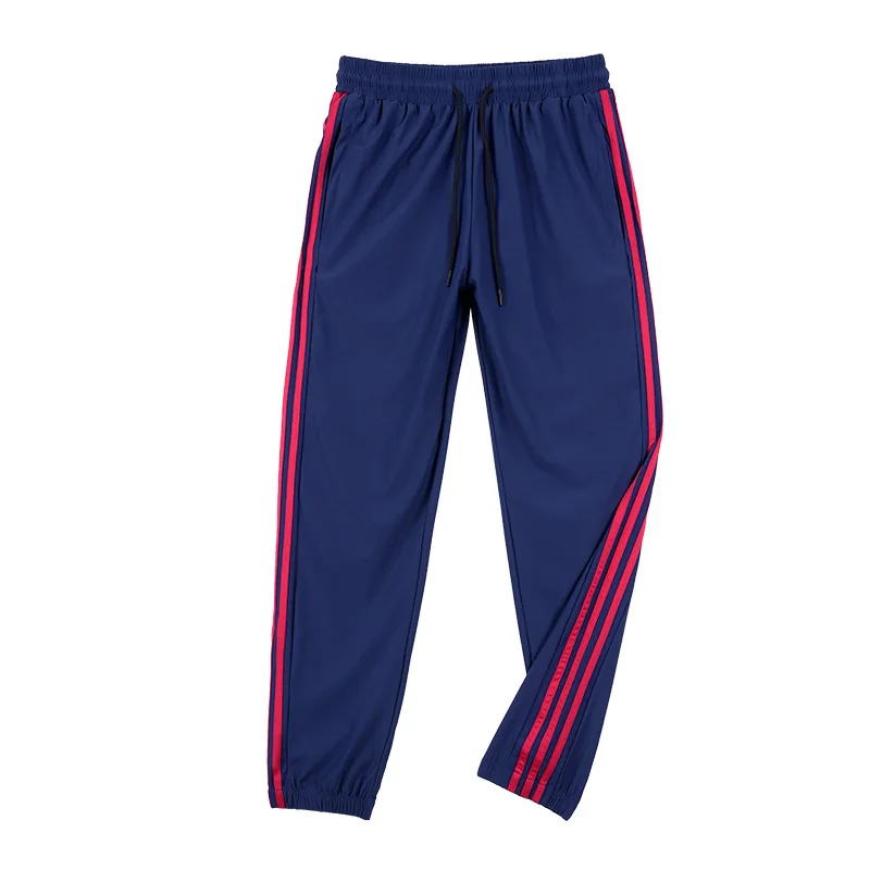 2024  summer fashion Men's Summer Thin Elastic Running trousers Breathable Training Fitness High Elastic Fast Drying men's Pants