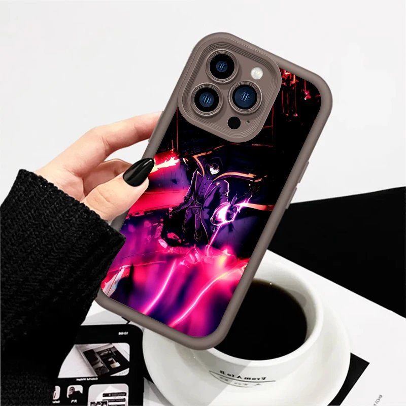 Code Geass Anime Cool Eye Ladder For Apple iPhone 15 14 13 12 11 XS XR X Pro Max Plus Back Phone Case