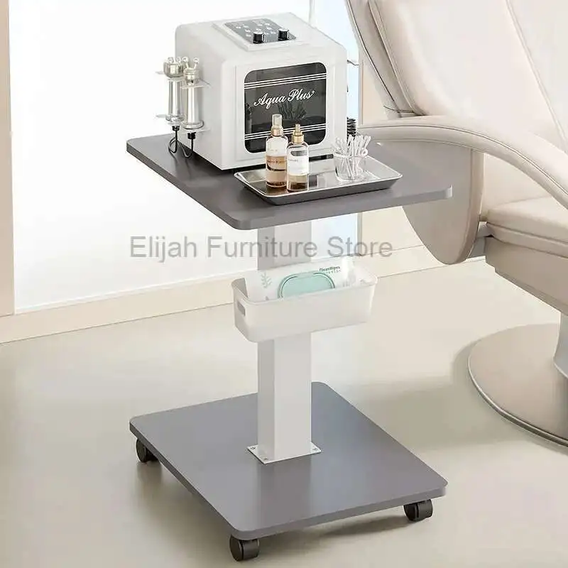 

Auxiliary Medical Beauty Salon Dedicated Trolley High-end Mobile Instrument Placement Rack Salon Furniture