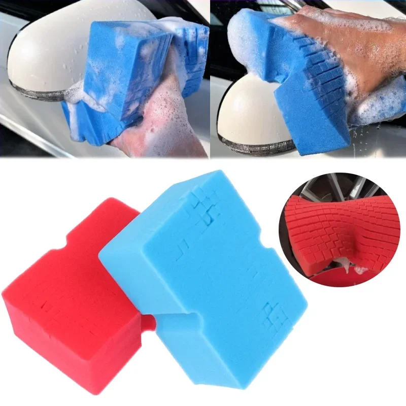 

Large Size Car Washing Sponge Block Cross Cut Soft Grid Foam Sponges Strong Water Absorption Home Car Wash Tool Cleaning Brushe