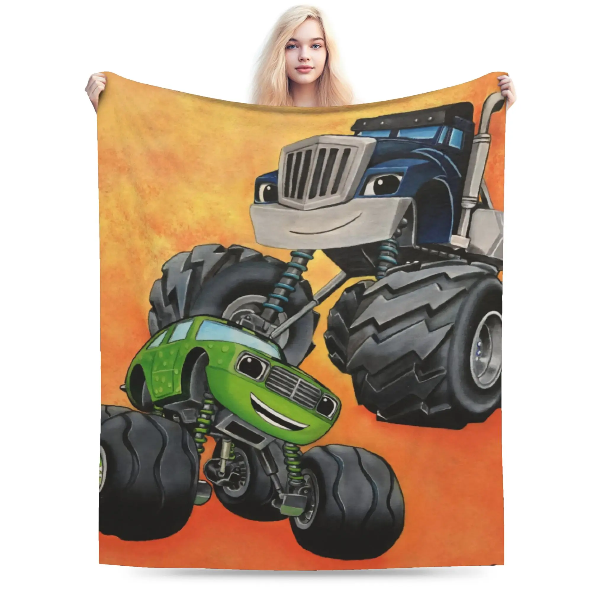 Blaze and the Monster Machines Blanket Multiple Sizes Super Soft Cozy  Throw Blankets for Sofa Couch and Bed