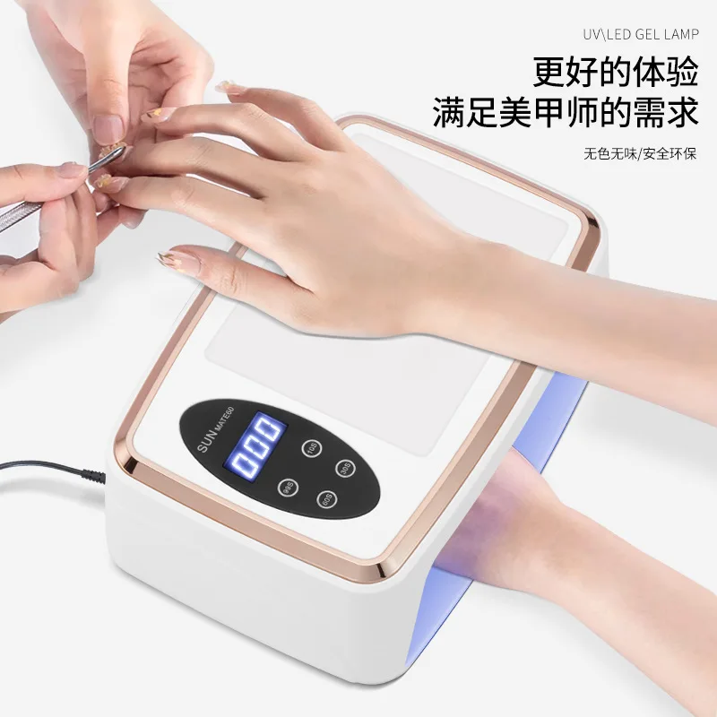 

Подушка для рук, лампа для фототерапии ногтей, лампа для ручной выпечки, большое пространство, УФ-лампа, высокая мощность