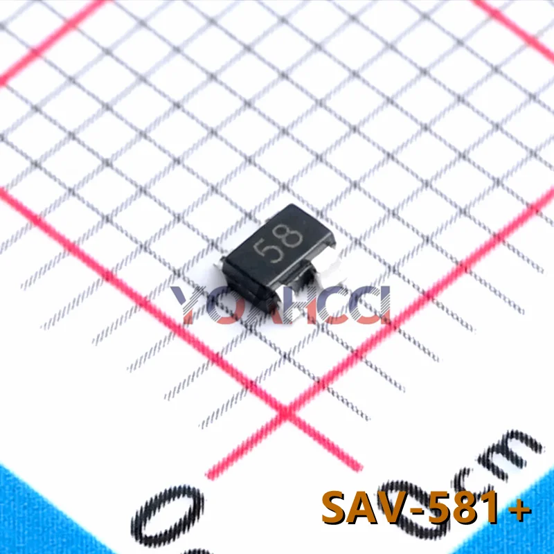 SAV-581+ (5pieces) SOT-343 ULTRA LOW NOISE, MEDIUM CURRENT E-PHEMT Transistor 0.045-6GH ,Original In Stock