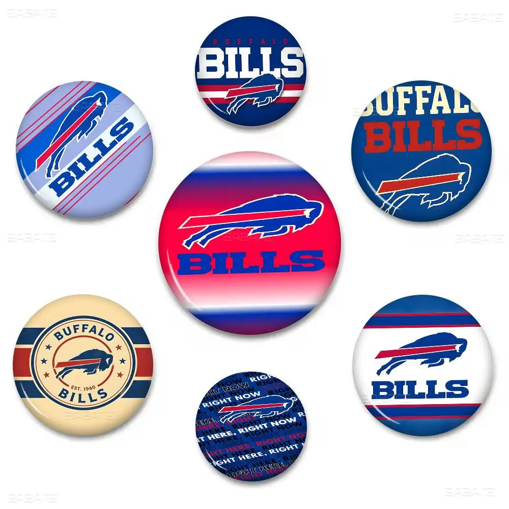 Cool B-BuffaloS-B-BillS Anime Brooches Cute Cartoon Badge Jacket Jeans Lapel Pin Gift Accessorie