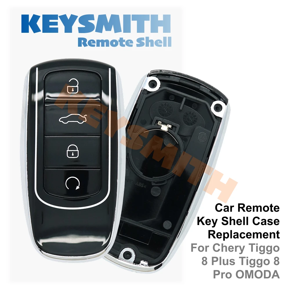 KEYSMITH Car Remote Key Shell Case Replacement For Chery For Tiggo 8 Plus For Tiggo 8 Pro For OMODA Fob Cover