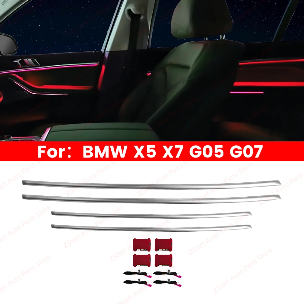 

11 Colors X5 X7 Door Panel Ambient Lighting for BMW G05 G07 Car Interior Decorate Atmosphere Lamp Guide Fiber Strip Door Light