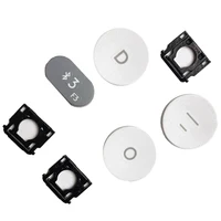 Recambio de tapa de llave, tijera, Clip, bisagra, almohadilla de goma, botón para Logitech K380, blanco, nuevo