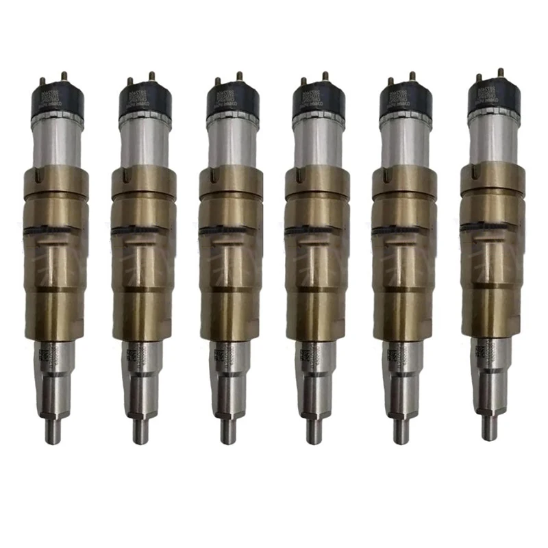 6Pcs Fuel Injector 2872405 Fit For Cummins ISX15 QSX15 Diesel Engine 5579415PX