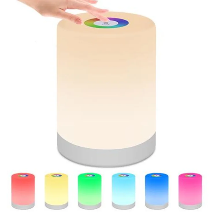 Factory direct supply charging bedside creative induction night light usb colorful atmosphere led night light new night light