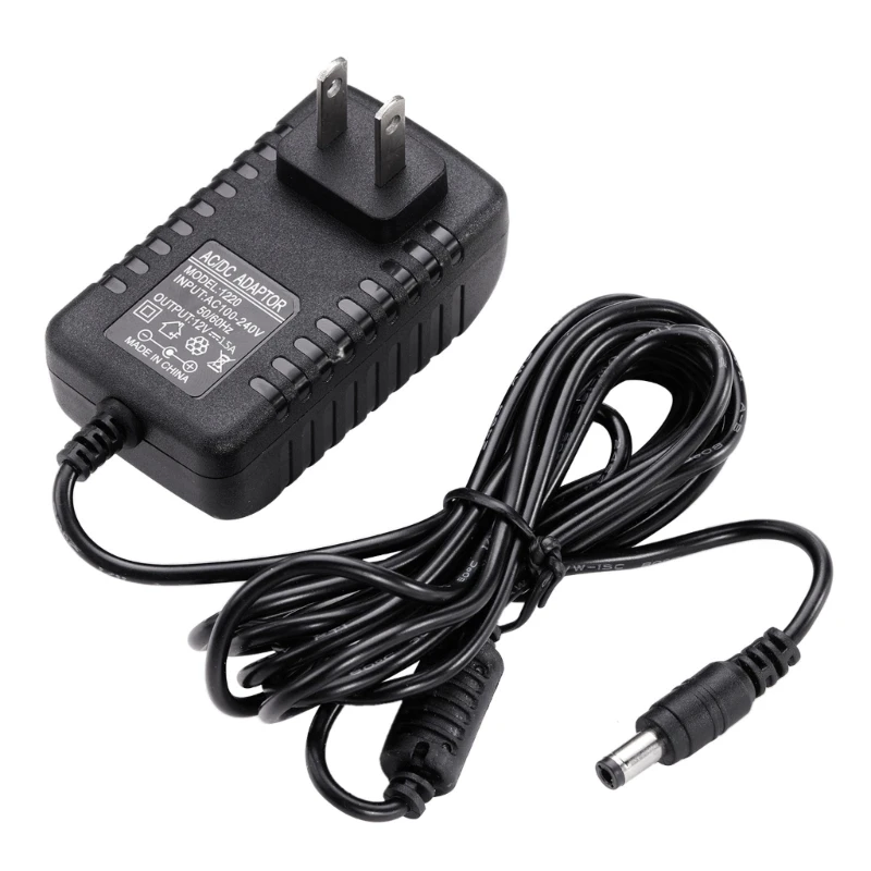 Quality Keyboard 12V 1.5A Power Supply Long 98.42In Power Supply Cord for Yamahas PA-150 Digital Piano Keyboard 69HD