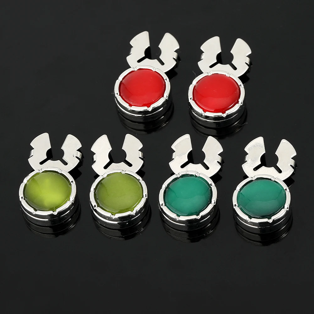 Lustiger 7-Farben-Opalknopf-Verschluss für Herren-Hemdschmuck – Detail 5