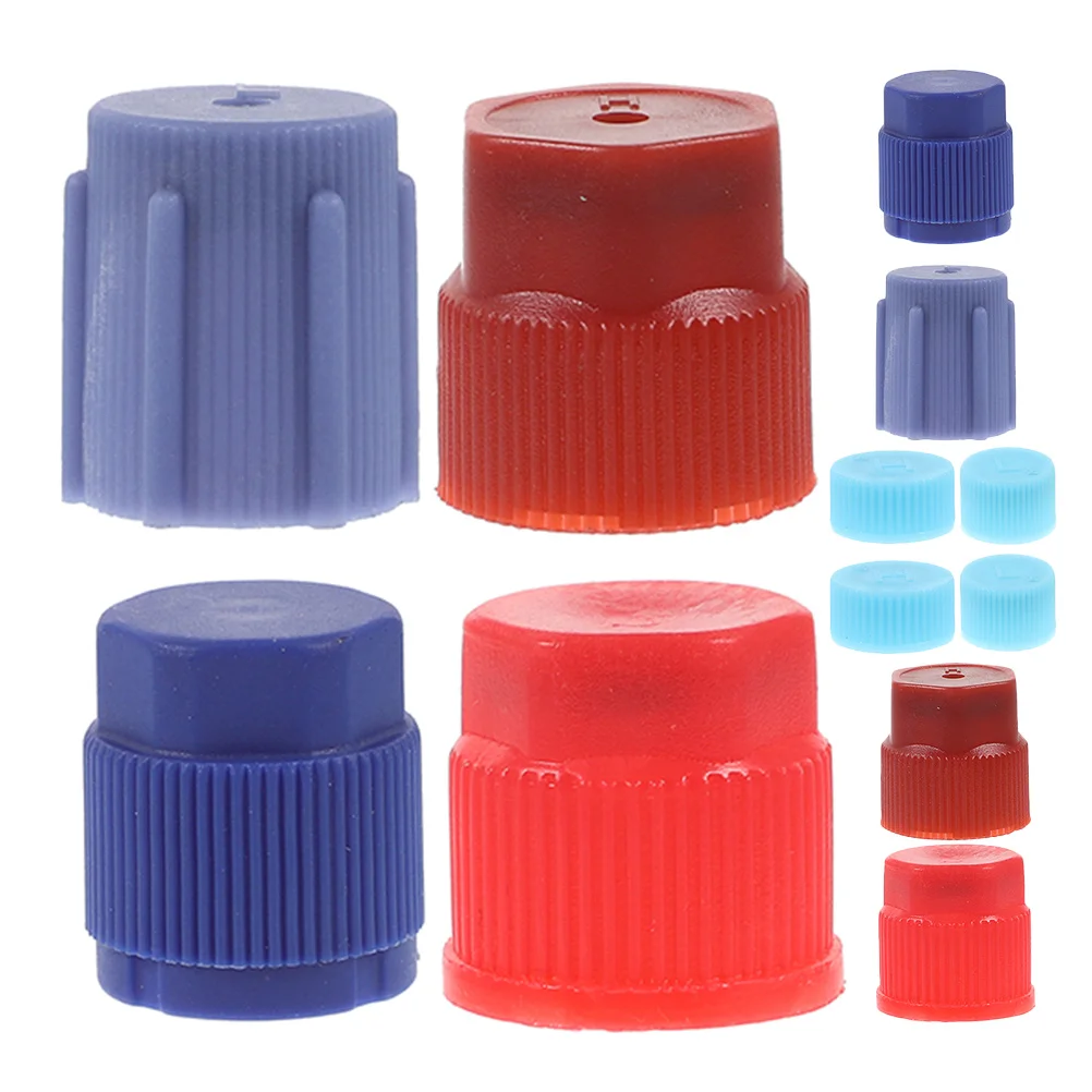 

Air Conditioning Valve Cover Charge Kit Refrigerant Port Cap Durable Automotive Repair Parts Brass Caps Hvac Valve Car Air