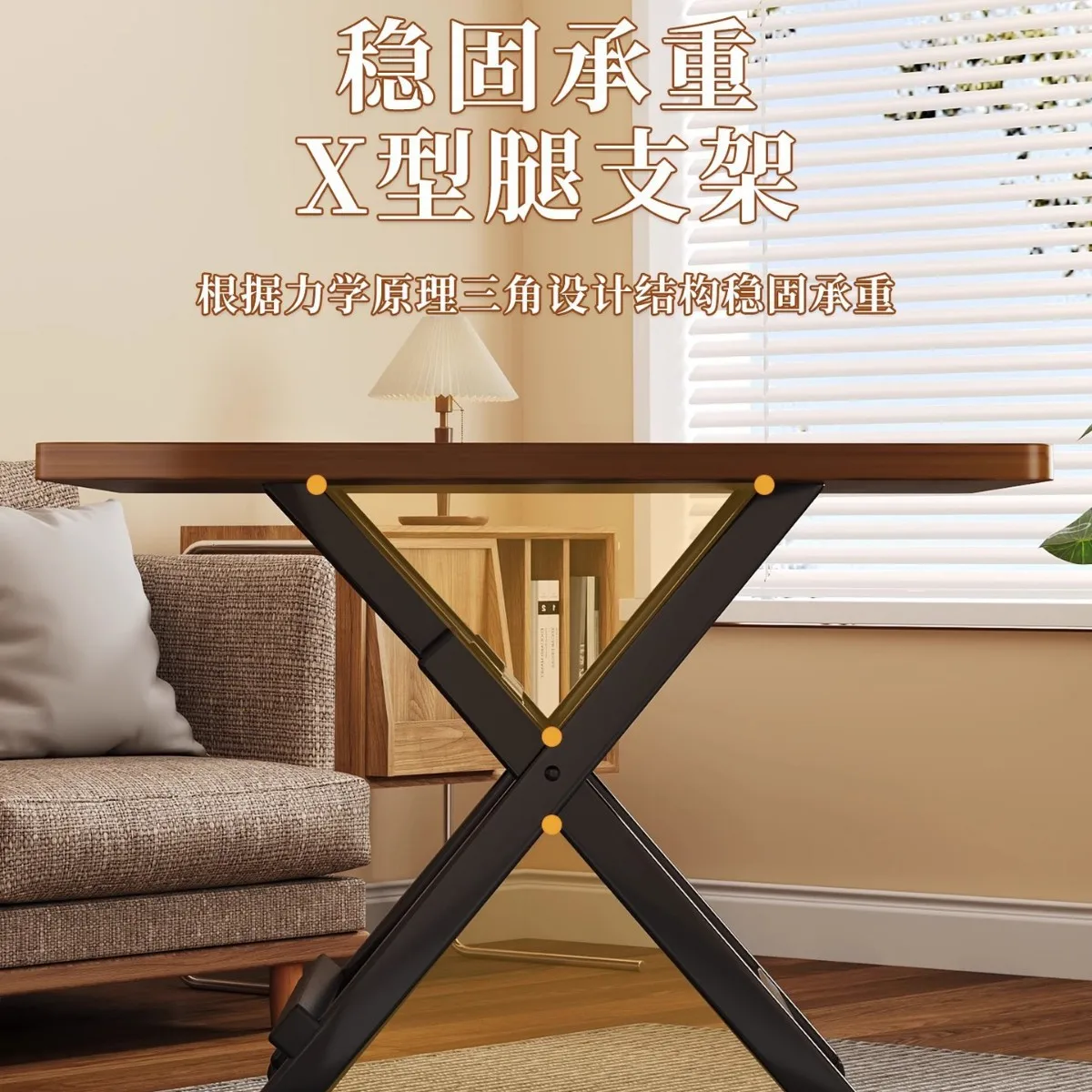 Table à manger pliable pour petit appartement, petite table simple