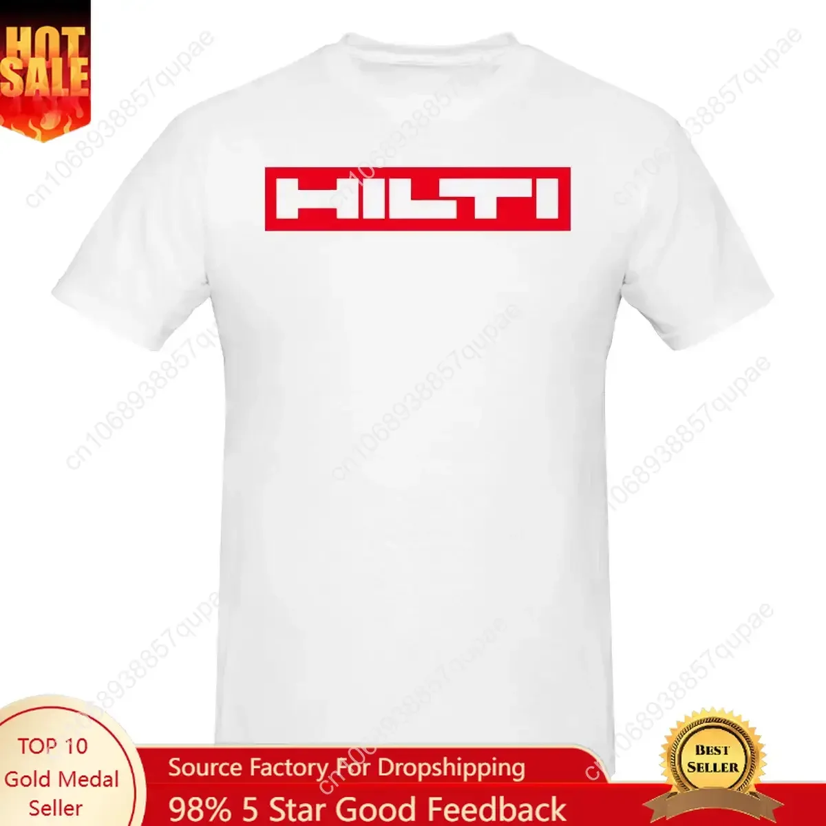 Забавная новая модная мужская футболка с логотипом Hilti Machine, мужские топы с принтом, свободные и облегающие женские футболки Забавная новая модная мужская футболка с логотипом Hilti Machine, мужские топы с принтом, свободные и облегающие женские футболки