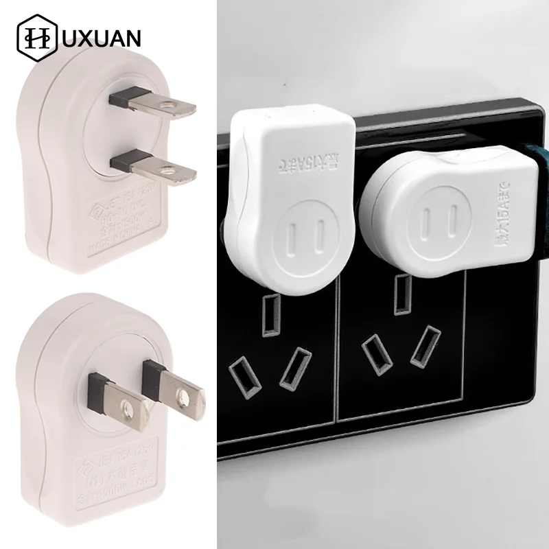 Американская 2-контактная 360-угольная вращающаяся розетка, адаптер, складной дорожный адаптер, преобразователь мощности, электрическая розетка