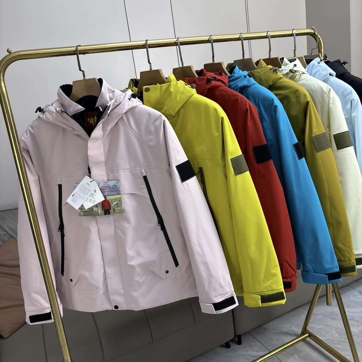 

00% Wool aphene Heat Retaining Hooded Cotton Jaet Winter Outdoor Couples Sle Cold Resistant Cotton Coat Stand Fit