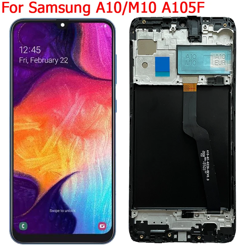 For Samsung A10 M10 Display LCD Screen With Frame 6.2\