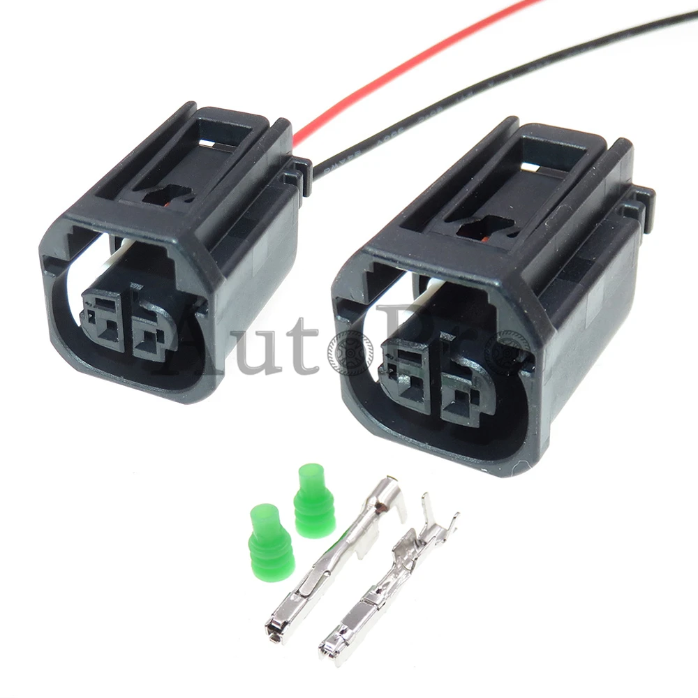 1 Set 2 Hole AC Assembly Auto Cable Harness Plastic Housing Socket 7289-7040-30 90980-12D16 Car Small Current Waterproof Plugs