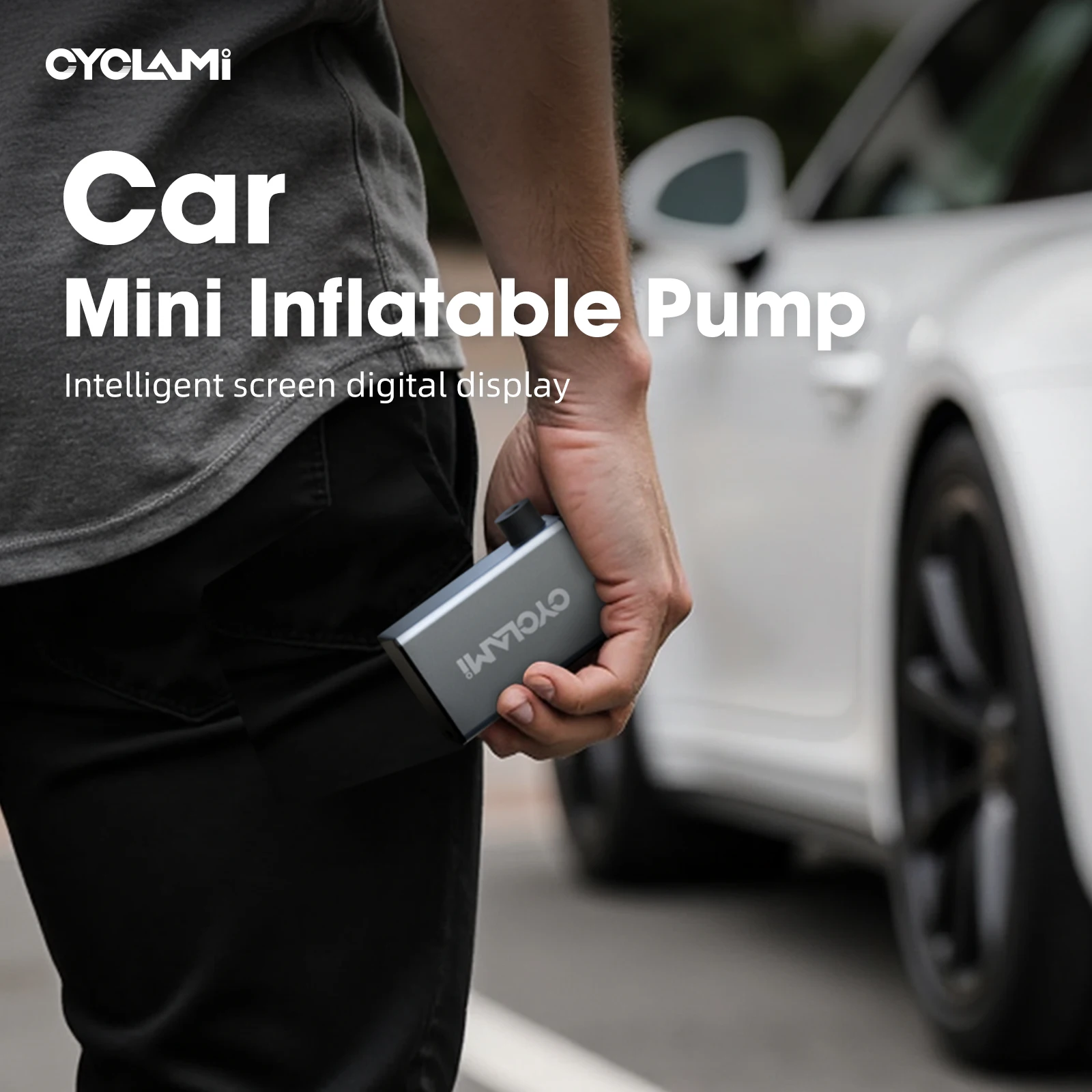 CYCLAMI 携帯ポンプ 150PSI A3MAX CYCLAMI A3 MAX電動エアポンプ 10.3Bar 150PSI アルミ合金製ポータブルオートタイヤインフレータ 自転車、車、自動車、セダン用  - AliExpress 18