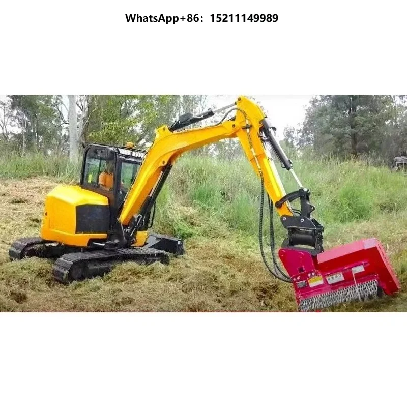 Excavator Mounted Heavy SteelGrass Cutting Equipment