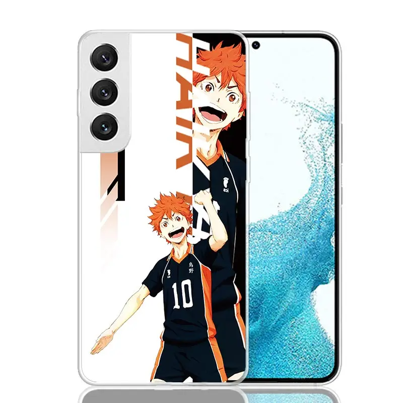 Anime Haikyuu Oya School Volleyball Phone Case For Samsung Galaxy S24 S23 S22 S21 S20 Ultra S20 FE S10 Plus S9 S8 + Fundas Cover