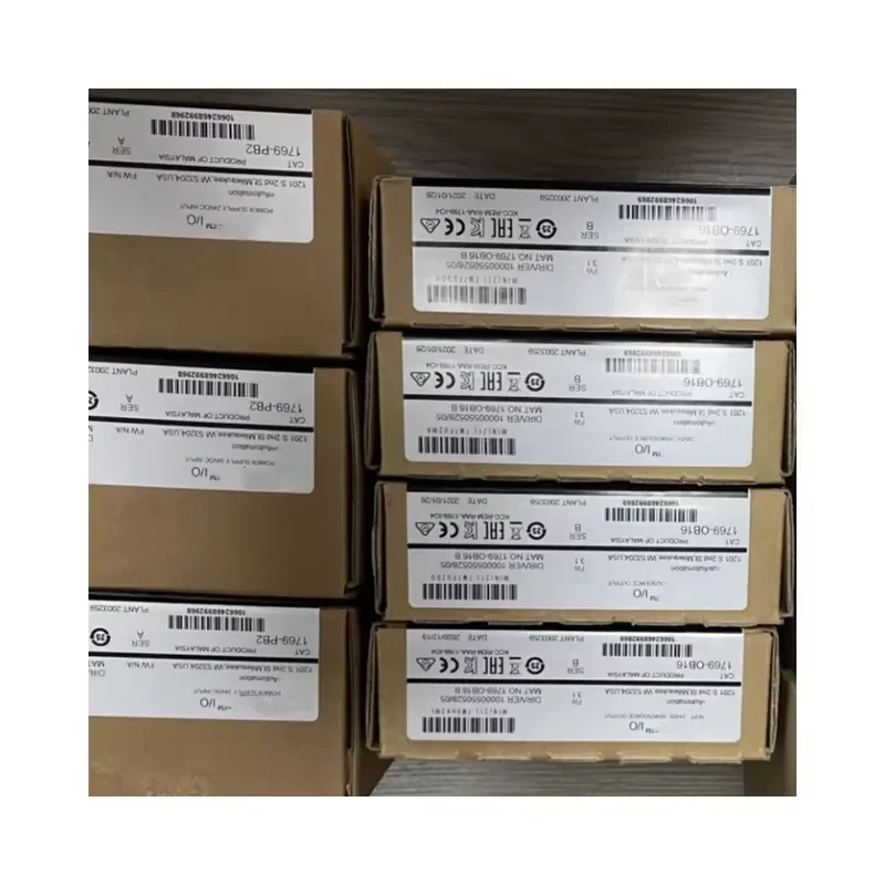 100%New 1400 PLC 1766-L32BWA 24V DC Digital Input Module 12 Fast Inputs 8 Outputs Controller
