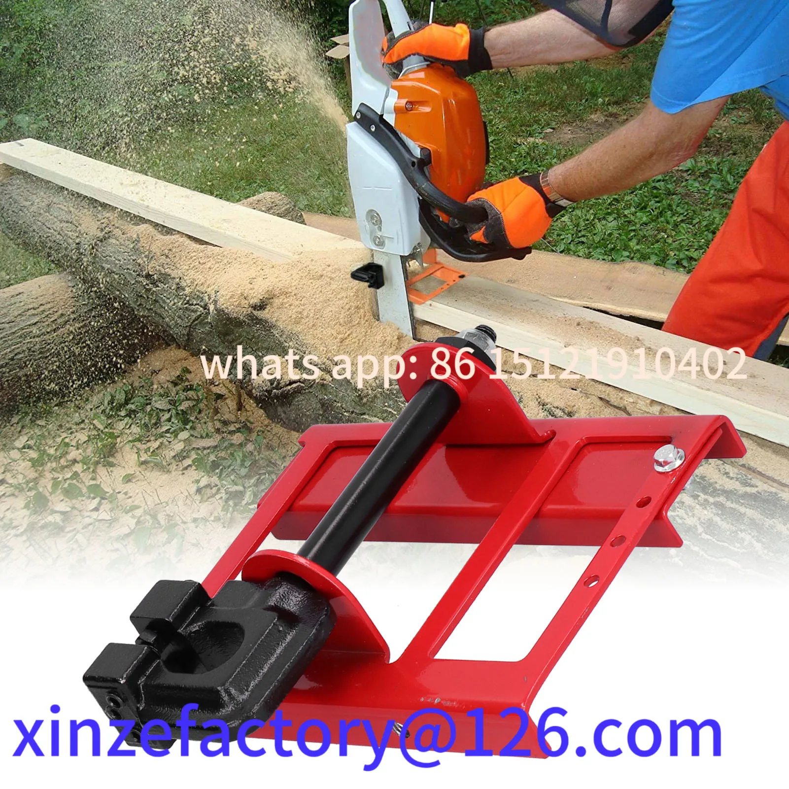 

Customizable Chainsaw Lumber Cutting Vertical Mini Portable Wood Timber Milling Attachment Timber
