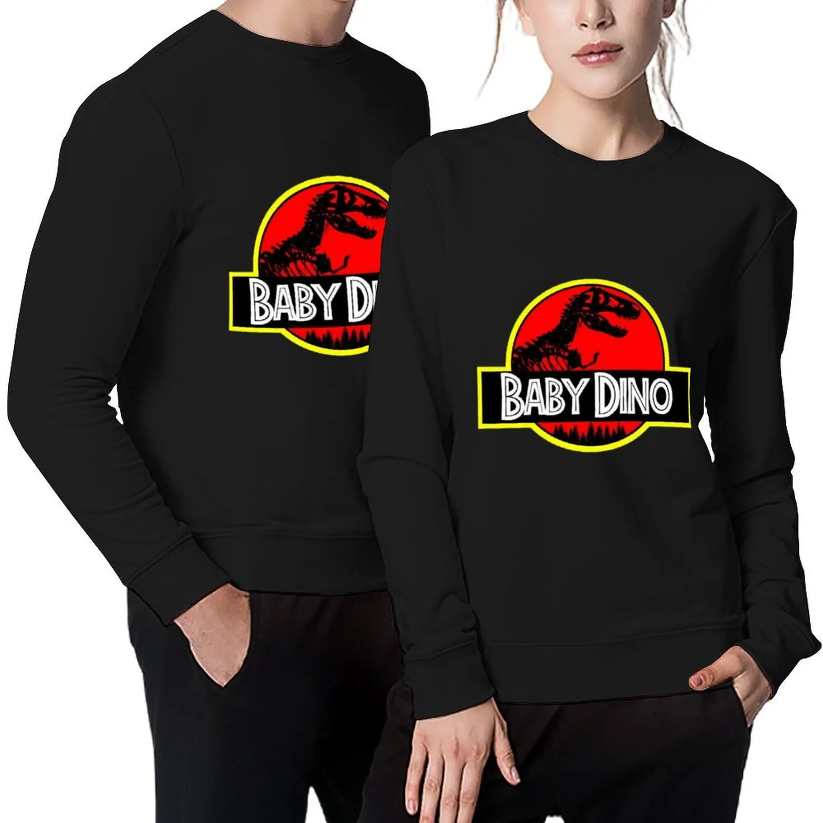 

Baby Dino (Jurassic Park) Pullover men's clothing autumn new products mens designer clothes men's sweat-shirt set men sweatshirt