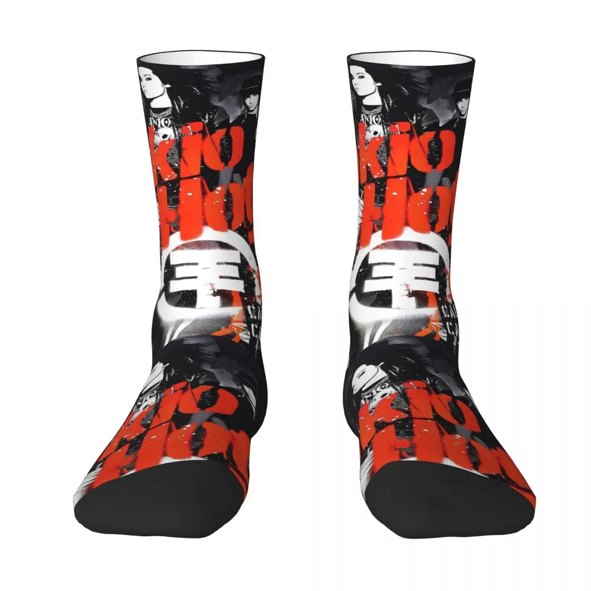 Tokio Hotel Band Crew Unisex Winter Socks Windproof Happy Socks Street Style Crazy Sock