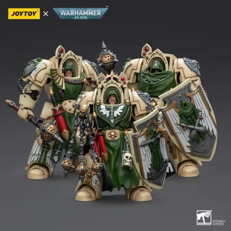 [IN-STOCK] JOYTOY Warhammer 40K 1/18 ตัวเลขการกระทํา Dark Angels Deathwing Strikemaster อะนิเมะรุ่นของเล่นคริสต์มาสของขวัญ 6PCS