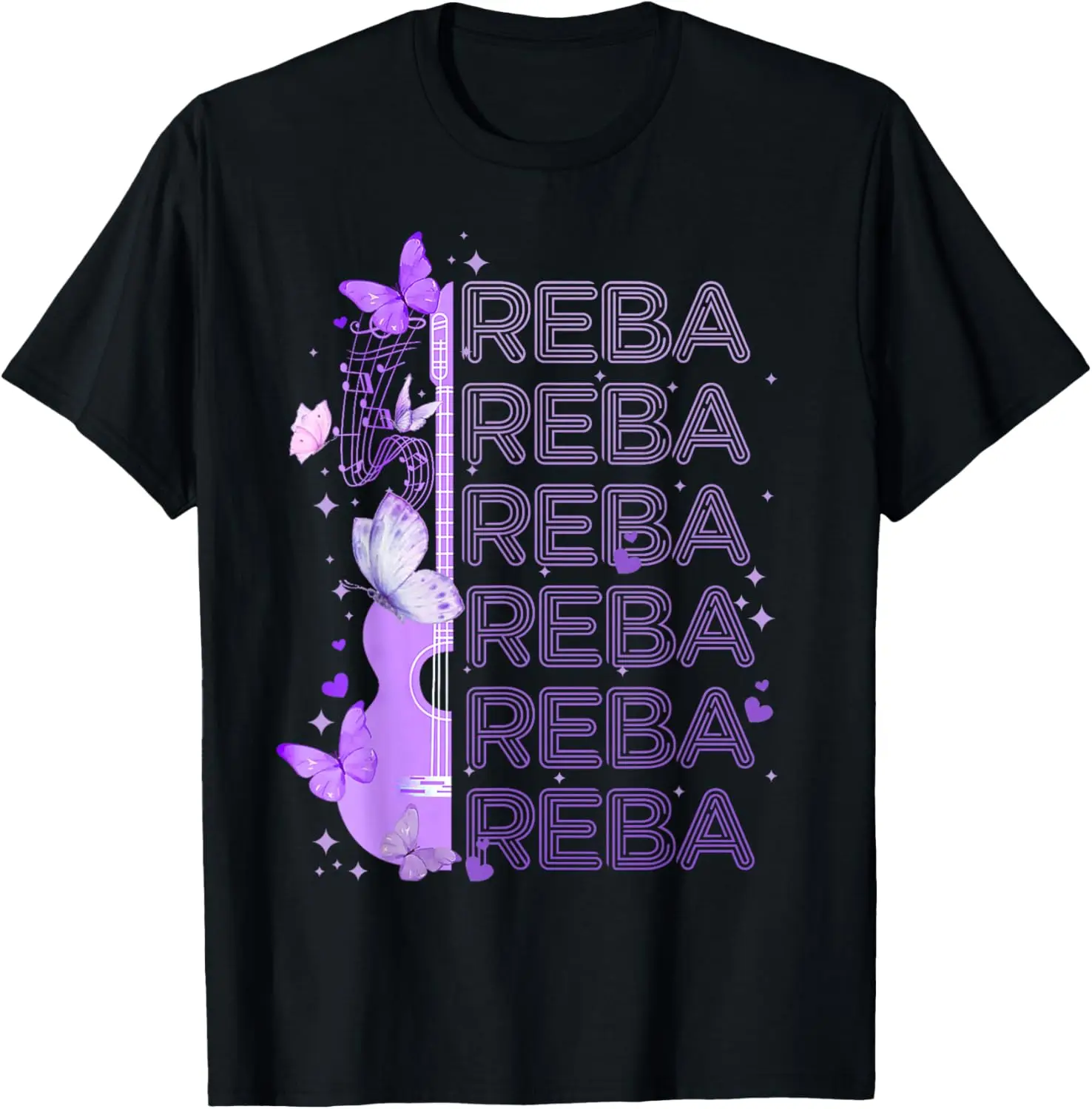 Vintage Reba Name Retro Style 70S 80S First For Men Women T-Shirt 100% Cotton Trendy Y2K Short-Sleeve Tee – Soft, Quick-Drying,