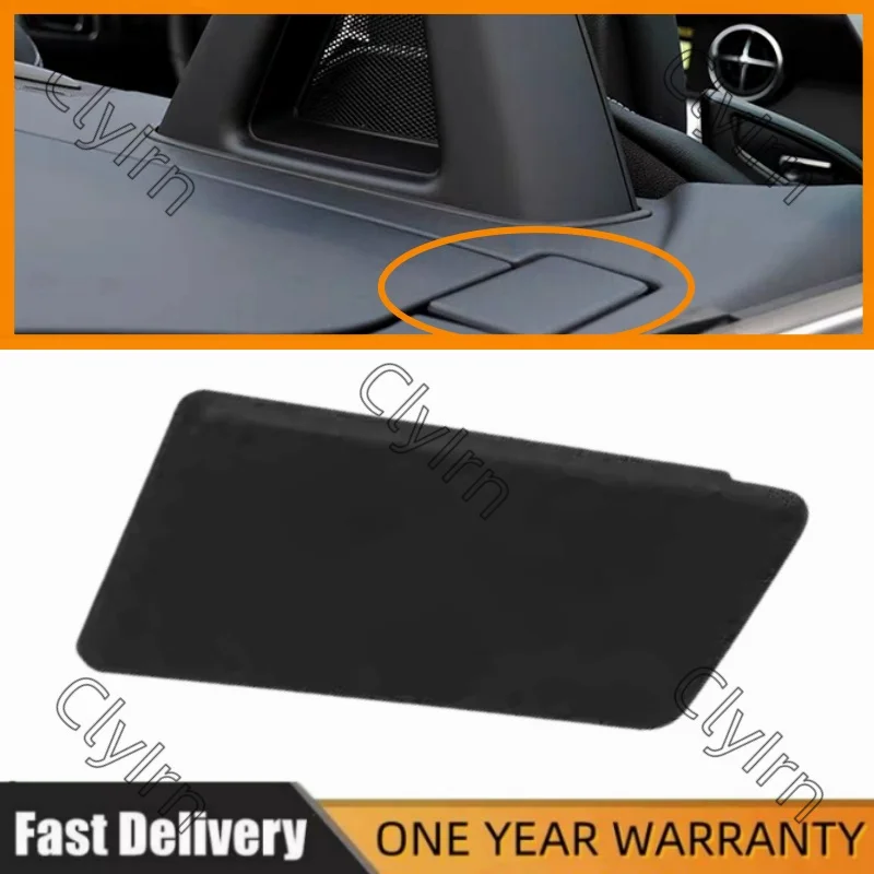 Black Left+Right Convertible Hinge Cover for Mercedes Benz W172 SLK250 SLK350 1726903800 1726900540