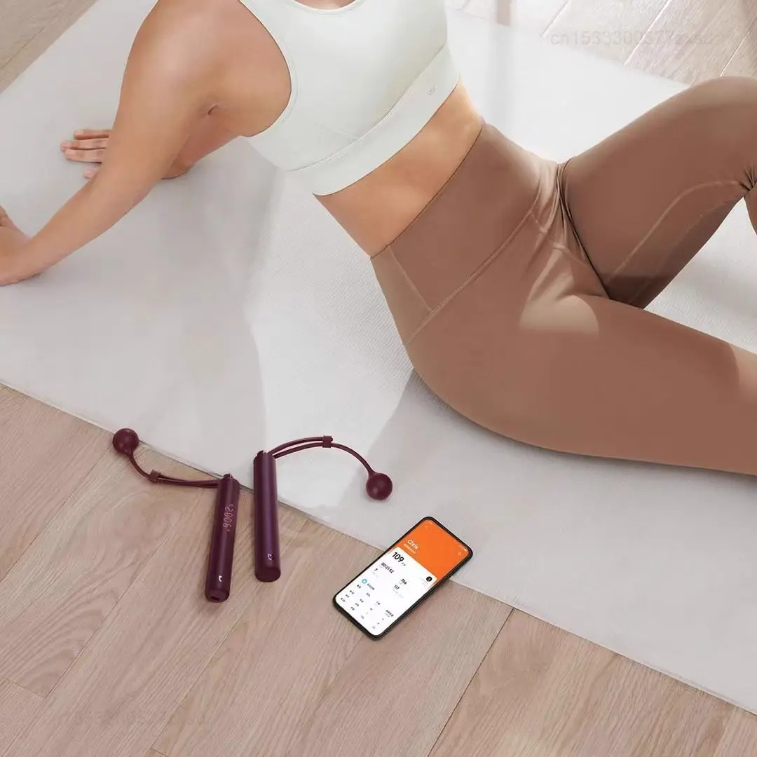 Xiaomi-Mijia corda de salto inteligente, fitness, perda de peso, exercício, gravação de dados em tempo real