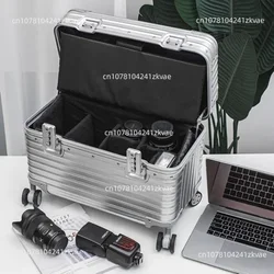 Travel Bags Business Carry On Aluminium Pilot Case Luggage Suitcases Trolley Pilot Case