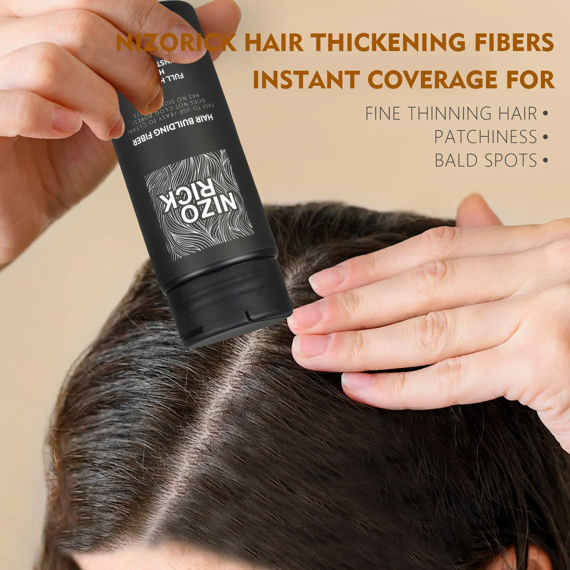 Hair Fiber Powder Dense Hair Improves Balding Hairline Filling Cover Long lasting